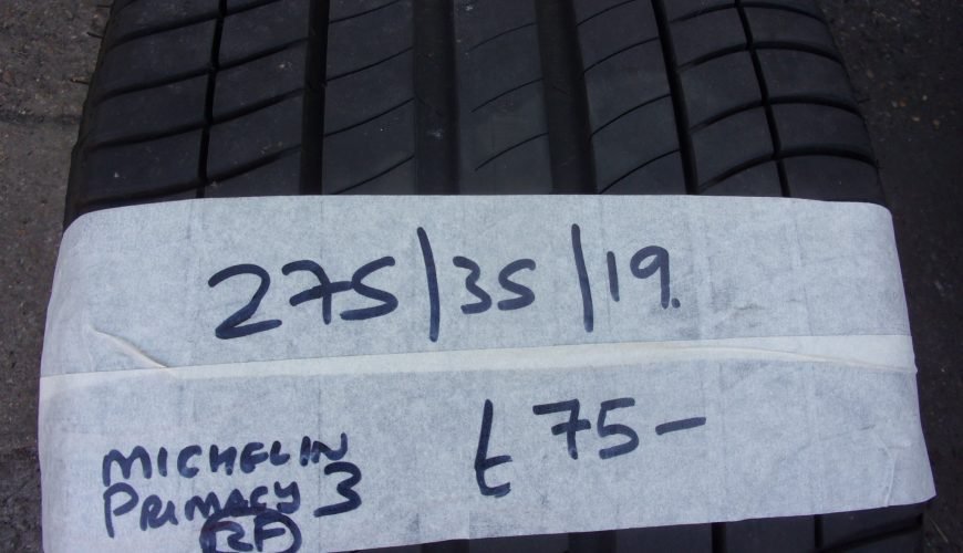 108_0352-38n6ap551nyuuumoxoy9e2.jpg 275 / 35 / 19 MICHELIN PRIMACY 3 – RUN FLAT TYRE - Image 1
