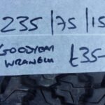 235 / 75 / 15 GOODYEAR WRANGLER TYRE