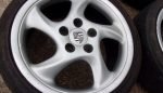 18" PORSCHE CARRERA CUP 3 STYLE ALLOY WHEELS / TYRES