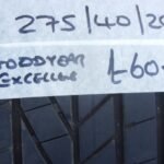 275 /40 / 20 GOODYEAR EXCELLENCE TYRES – TWO AVAILABLE