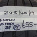 245 / 40 / 19 MICHELIN PRIMACY 3 RUNFLAT TYRE