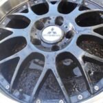 18" MITSUBISHI EVO ALLOY WHEELS / TYRES