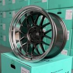 Aero Elite x 7Twenty Style 57 18x10.5 ET15 5x114.3 Gloss Gunmetal/Machined Lip