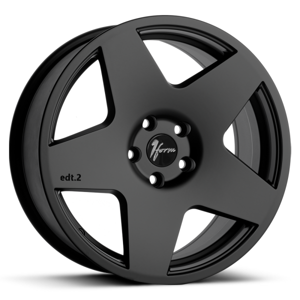1Form Edition 2 18x8.5 ET42 5x114.3 Matt Black - Image 1
