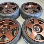 18" GENUINE 1552 TARMAC ALLOY WHEELS / NEW TYRES