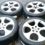 18" GENUINE VOLKSWAGEN MONZA POLISHED ALLOY WHEELS / NEW TYRES