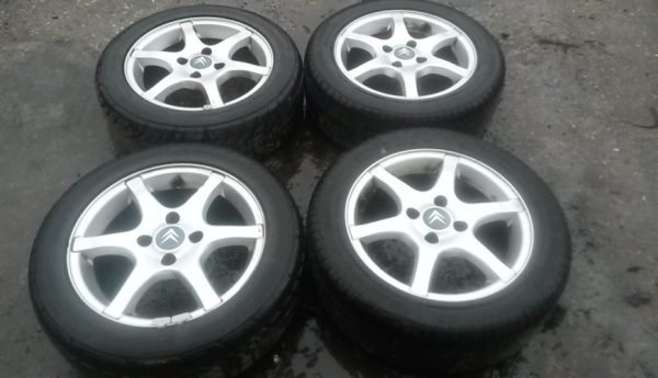 15" CITROEN ALLOY WHEELS / TYRES – PEUGEOT - Image 1