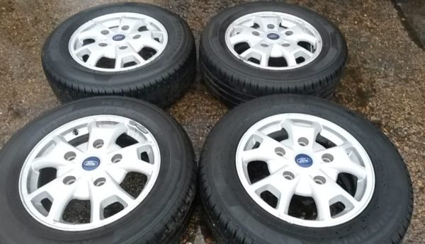 16" GENUINE FORD TRANSIT CUSTOM ALLOY WHEELS / TYRES - Image 1