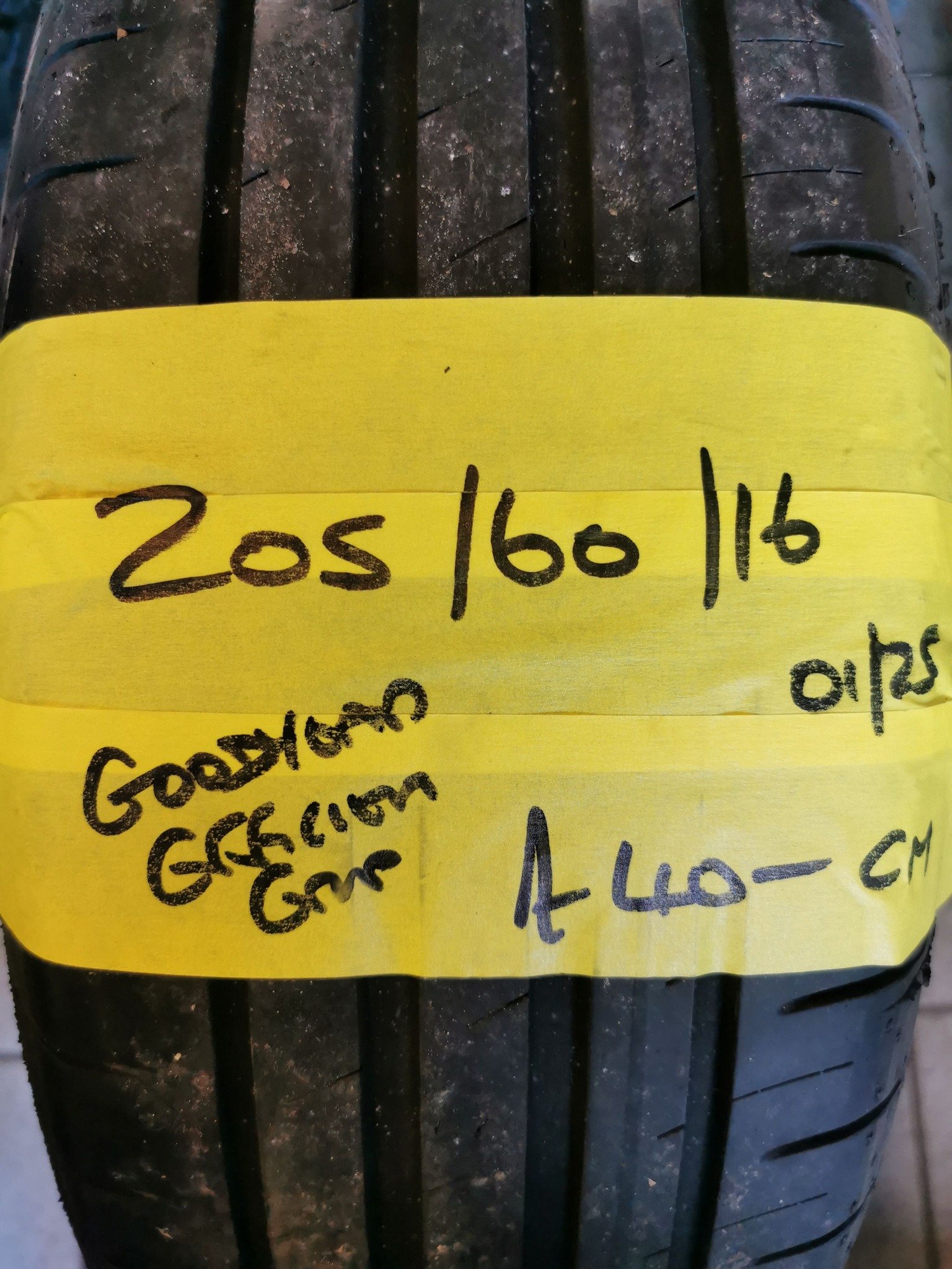 205-60-16-GOODYEAR.jpg 205 / 60 / 16 GOODYEAR EFFICIENT GRIP TYRE - FITTING AVAILABLE - Image 1