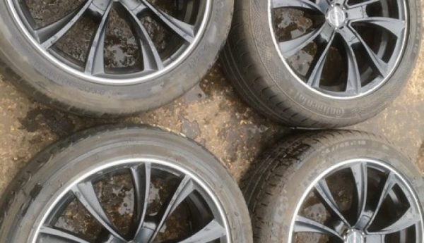 18″ VOLKSWAGEN T5 SCHMIDT GENESIS ALLOY WHEELS / TYRES - Image 2