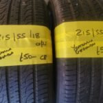215 / 55 / 18  YOKOHAMA GEOLANDAR TYRES  - TWO AVAILABLE