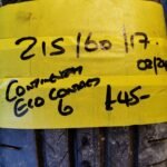 215 / 60 /17 CONTINENTAL ECO CONTACT 6 TYRE