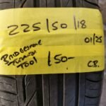 225 / 50 / 18  BRIDGESTONE TURANZA T001 TYRE -  FITTING AVAILABLE