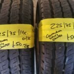 225 / 75 / 16C  CONTINENTAL VANCO CAMPER TYRES - TWO AVAILABLE