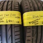 245 / 40 / 20  BRIDGESTONE POTENZA S001 TYRES  -  TWO AVAILABLE