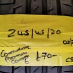 245 / 45 / 20  CONTINENTAL PREMIUM CONTACT 6 TYRE