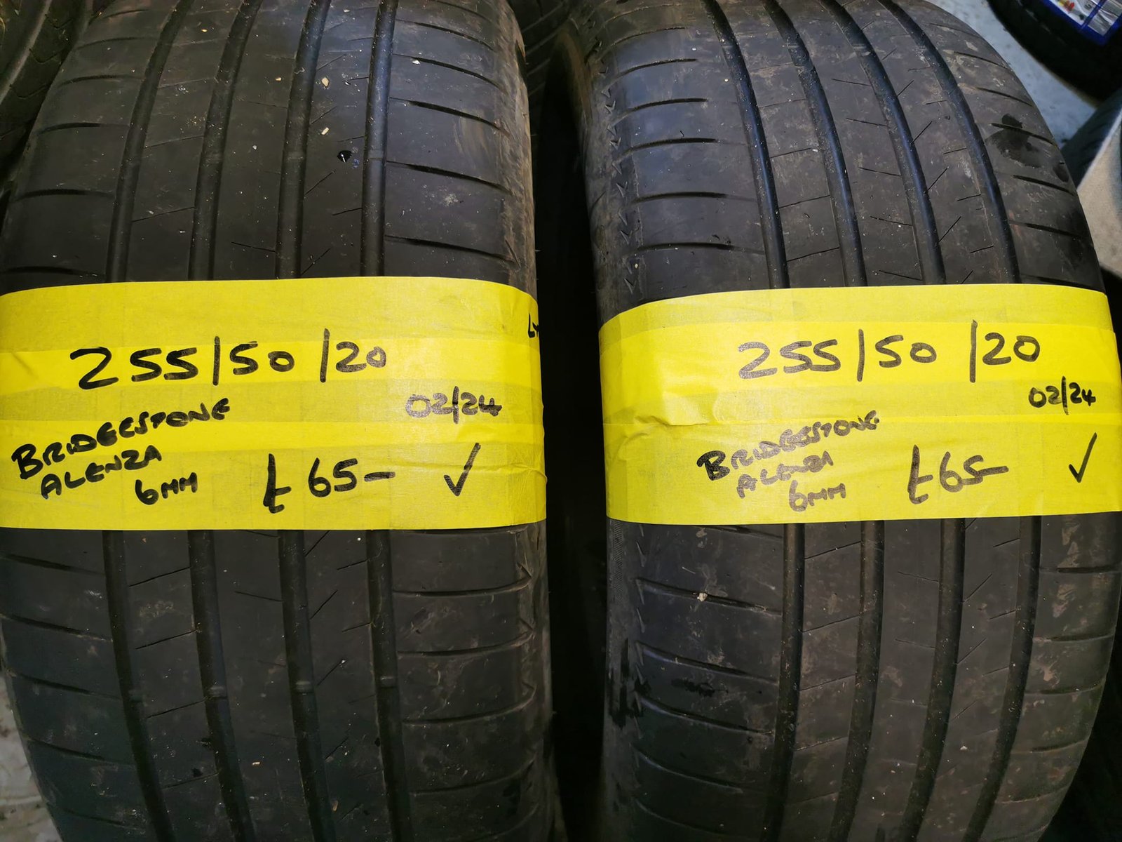 255-50-20-bridgestone-alenza.jpg 255 / 50 / 20 BRIDGESTONE ALENZA TYRES - Image 1