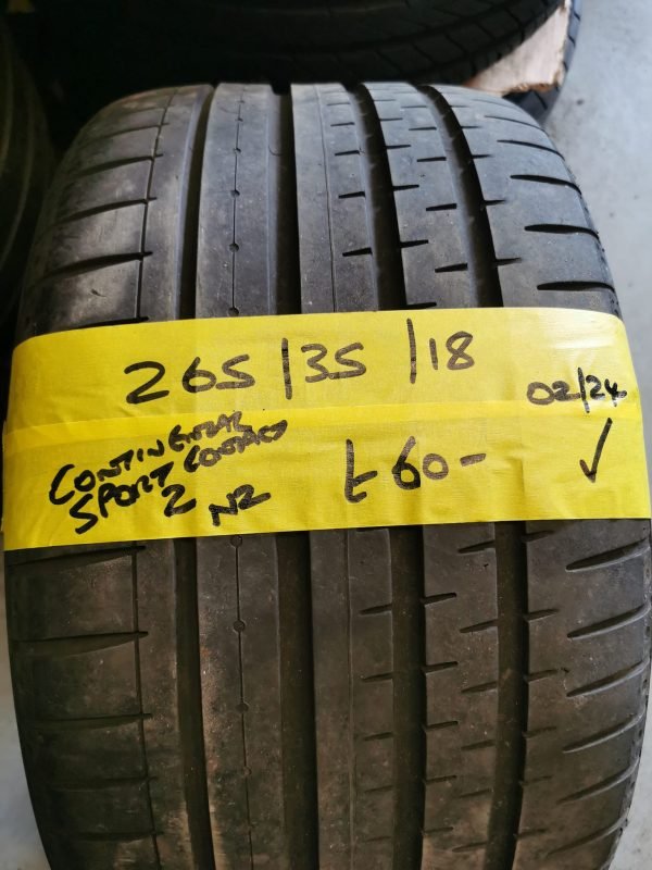 265 / 35 / 18 CONTINENTAL SPORT CONTACT 2 N2 TYRE - Image 1