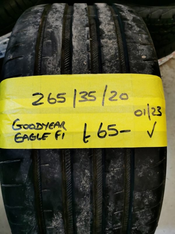 265 / 35 / 20 Goodyear Eagle f1 Tyre - Image 1
