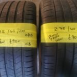 275 / 40 / 20  PIRELLI P ZERO  106 W TYRES  -TWO AVAILABLE