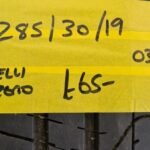 285 / 30 / 19 PIRELLI P ZERO TYRE