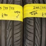 285 / 35 / 22 MAZZINI TYRES – TWO AVAILABLE
