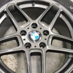 17" BMW A C SCHNITZER STYLE ALLOY WHEELS / NEW TYRES