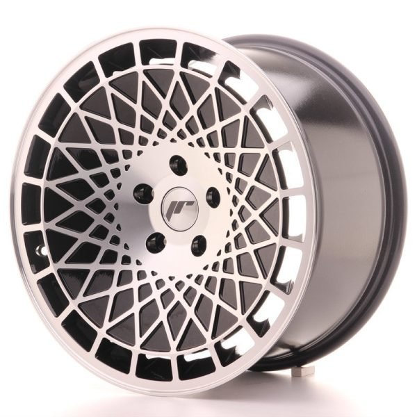 JR Wheels JR14 18x9.5 ET35 5x100 Gloss Black Machined Face - Image 1