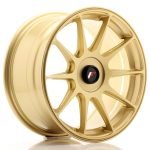 JR Wheels JR11 17x8.25 ET35 Blank Gold