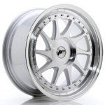 JR Wheels JR26 18x8.5 ET35-40 BLANK Silver Machined Face