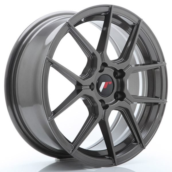 JR Wheels JR30 17x7 ET40 5x114.3 Hyper Gray - Image 1