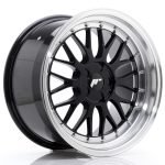 JR Wheels JR23 18x9.5 ET25-48 5H BLANK Gloss Black w/Machined Lip
