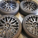 22" KAHN COSWORTH ALLOY WHEELS / TYRES - LAND ROVER