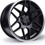 3SDM 0.09 19x8.5 5x112 ET42 Matt Black Mirror Lip