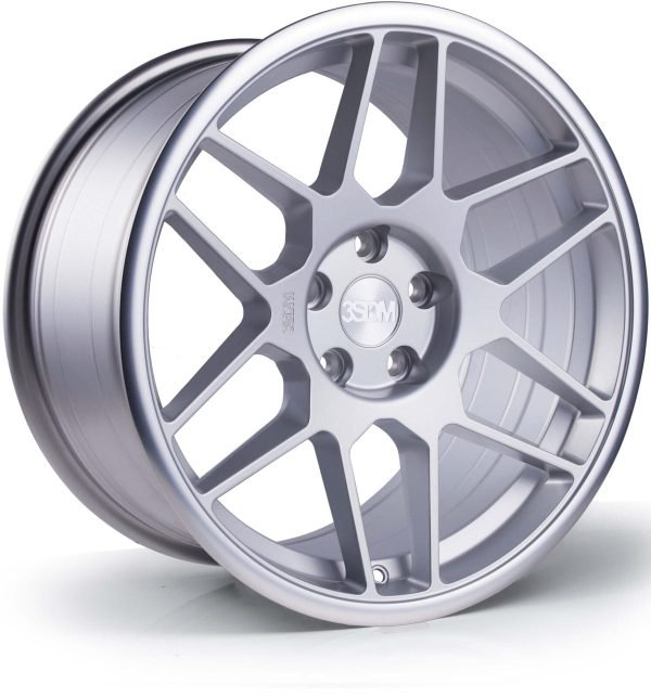 3SDM 0.09 19x10 5x120 ET40 Matt Silver Mirror Lip - Image 1