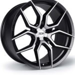 3SDM 0.50SF 20x10.5 5x112 ET19 Matt Black Brushed Face