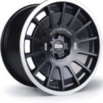 3SDM 0.66 18x8.5 5x114.3 ET42 Matt Black Mirror Polished Lip