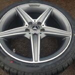 18" GENUINE AMG W205 ALLOY WHEELS / TYRES