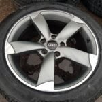 17" AUDI ROTOR STYLE ALLOY WHEELS / NEW TYRES