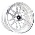 Cosmis XT-206R 17x9 ET5 5x114.3 Silver w/Machined Lip