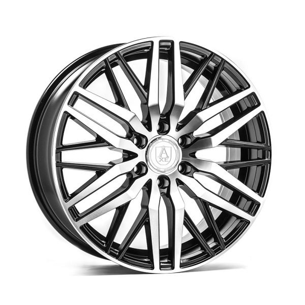 AXE EX30T 18x8.5 ET45 6x130 GLOSS BLACK & POLISHED - Image 1