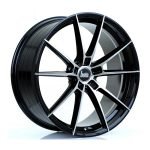 BOLA B19 20x8.5 ET40-45 5x114 GLOSS BLACK POLISHED FACE
