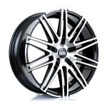 BOLA VANSPORT B20 20x8 ET50 5x160 BLACK POLISHED FACE