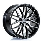 BOLA VANSPORT B22 20x9 ET43 5x120 BLACK BRUSHED FACE