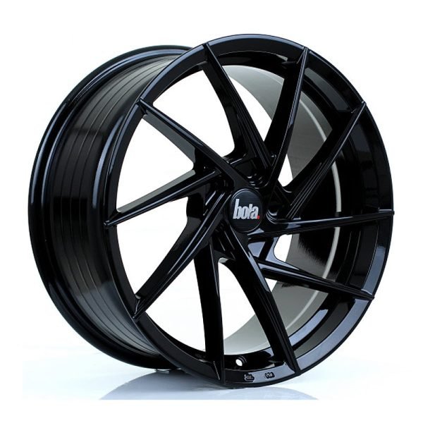 BOLA B26 18x8 ET40-45 5x115 GLOSS BLACK - Image 1