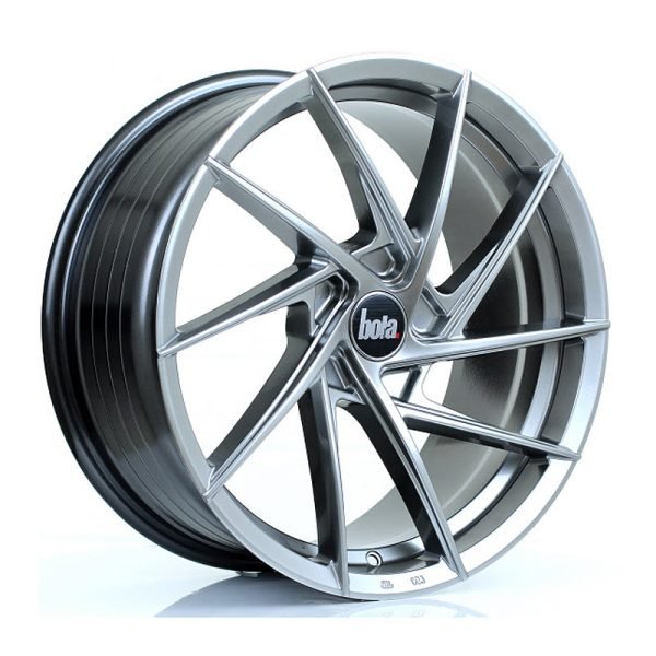 BOLA B26 18x8 ET40-45 5x110 HYPER BLACK - Image 1