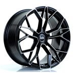 BOLA FLF 19x9.5 ET35-50 5x105 GLOSS BLACK POLISHED FACE