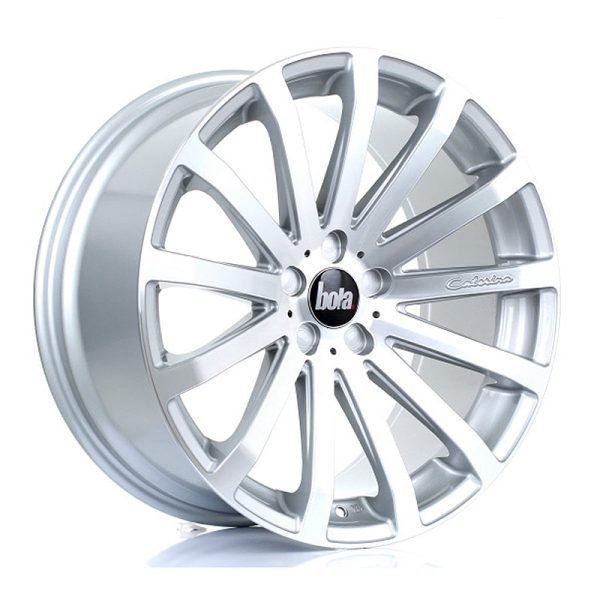 BOLA XTR 20x9.5 ET20-45 5x108 SILVER POLISHED FACE - Image 1
