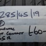 285/45/19 CONTINENTAL CONTACT SPORT SSR