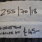 255/70/18 BRIDGESTONE DUELLER HT TYRE
